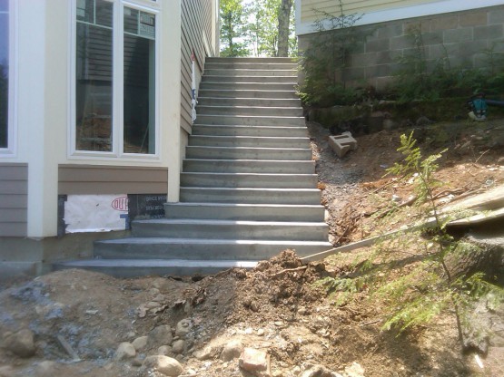 Lakehouse Patio, Walkway, and Stairs